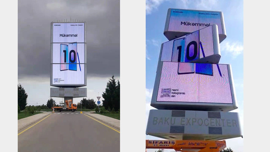 IP65 Pantalla LED de publicidad exterior para centros comerciales P3.91 P4.81 P6.25