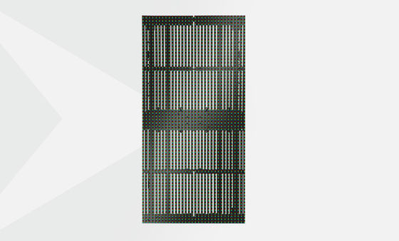 Cortina de alta definición de publicidad LED pantalla de anillo ancho LED de malla de video pared