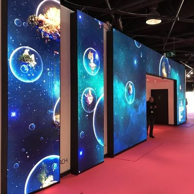 Buen precio Pared de vídeo LED interior 500*1000mm P1.95mm P2.5mm de alta definición para instalación fija en línea