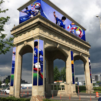 P6 pantalla de publicidad LED cartel para animación brillante y 6000 nits de brillo