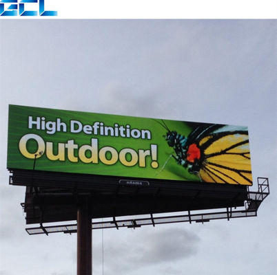 Solución de publicidad de pantallas LED exteriores de 320 mm de instalación fija duradera