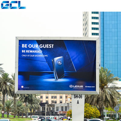 Pantalla LED a todo color a prueba de agua P3.91 P4.8 P6.25 P7.81 P10mm para publicidad al aire libre