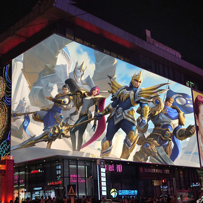 Pantalla LED exterior fija de alta resolución Instalaciones fáciles Panel LED exterior ODM