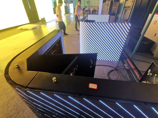 Pantalla LED para exteriores con clasificación IP65 a prueba de agua, tamaño de gabinete de 976 mm y 100,000 horas de vida útil para publicidad de alto brillo