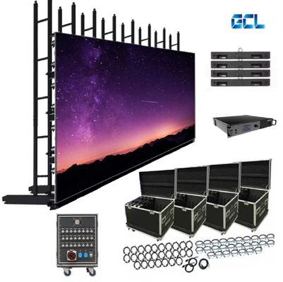 Buen precio Display de pantalla LED de evento de pared de vídeo de escenario flexible personalizable en línea