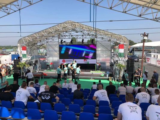 Buen precio Exhibición LED de escenario de alta tecnología al aire libre Instalación fija P1.56 Pared de video LED de escenario en línea