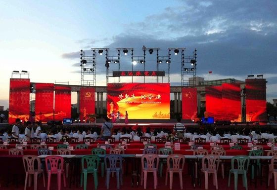 Producto de alquiler de malla Pantalla LED 6500 liendres P3.9-7.8 P10.4mm Centro comercial Escenario Iglesia Atracción turística Evento