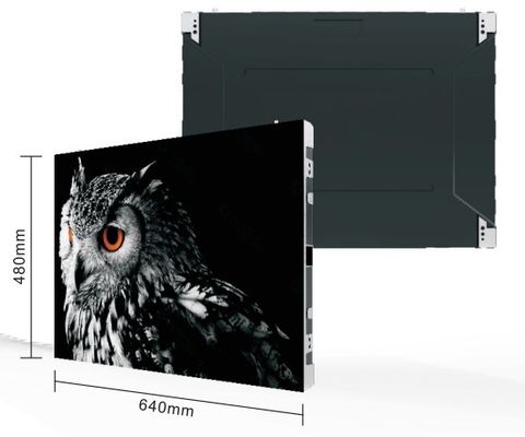 Buen precio 2K P1.876mm p2mm 640*480 mm Interior Fijo Frontal Señal de servicio y redundancia de alimentación en línea