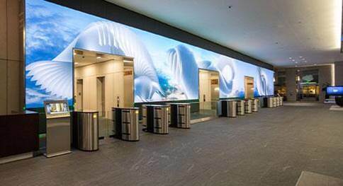 GCL Serie Ghalo Pared de vídeo LED para interiores P1.5 P1.9 P2.6 1000x250mm