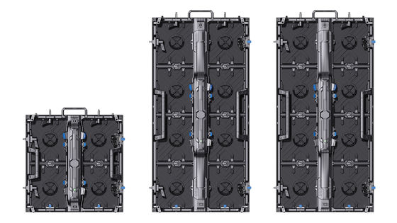 Pantallas de visualización de alquiler interiores y exteriores adecuadas para paredes de video LED circulares, cuadradas y curvas, con resoluciones de P1.953mm y P2.6mm