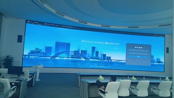 Pantalla LED P1.953mm para interiores de instalación rápida montada en la pared, ligera, Ghalo 1000 * 250mm