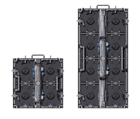 Cabinet de alquiler de interiores y exteriores 500*500mm\500*1000mm P1.95 P2.6mm 7680Hz Para conciertos XR Studio Pantalla de fondo