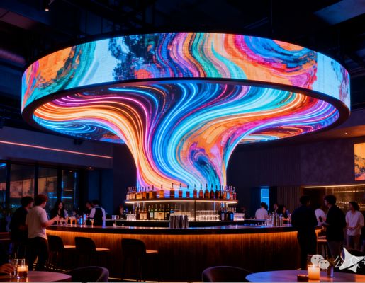 Display LED de GOB Stage Concert con alta frecuencia de actualización de 7680Hz, ángulo de visión horizontal / vertical de 160 ° y calibración de punto único para imágenes inmersivas