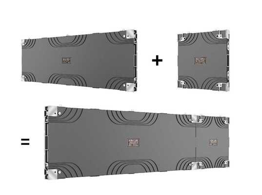 P1.953mm 250*1000 Ultra delgada pantalla LED HD sin costura con servicio frontal para aplicaciones de ciudad inteligente